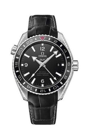 Omega Seamaster Planet Ocean 600M Co-Axial 43.5 GMT Platinum / Diamond / Dubai